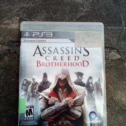 Assassin's Creed Brotherhood Ps3 Game