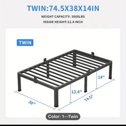 Twin frame bed