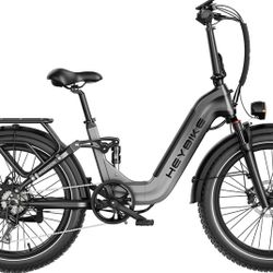 Heybike Horizon 24 Inch Fat Tire Foldable Electric Bicycle 