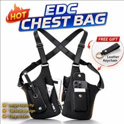 EDC Tactical Chest Bag Black
