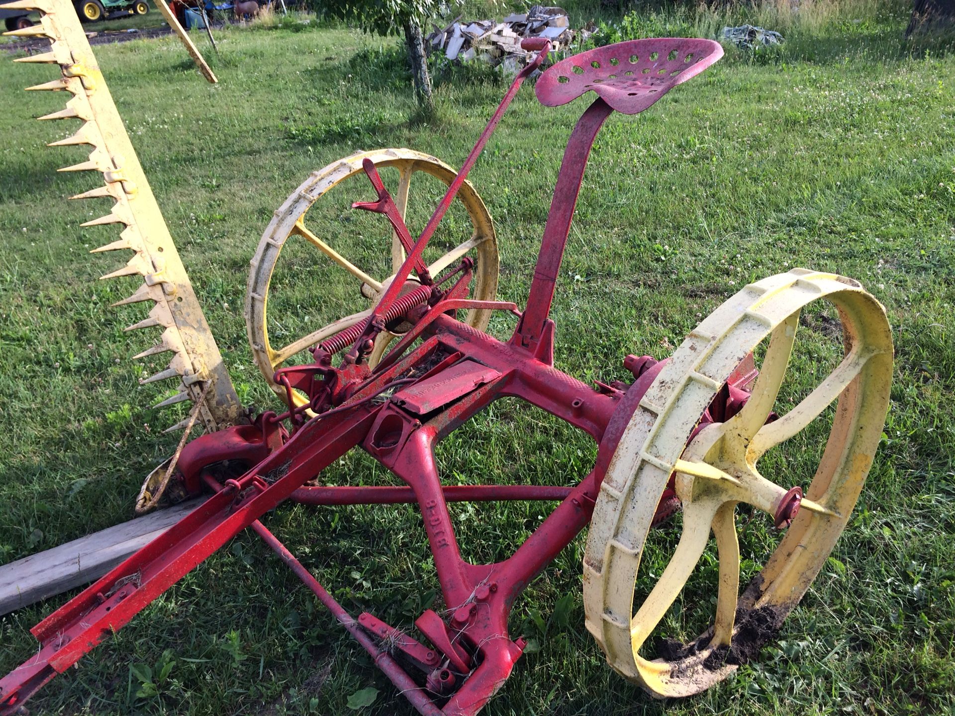 McCormick horse drawn sickle bar mower