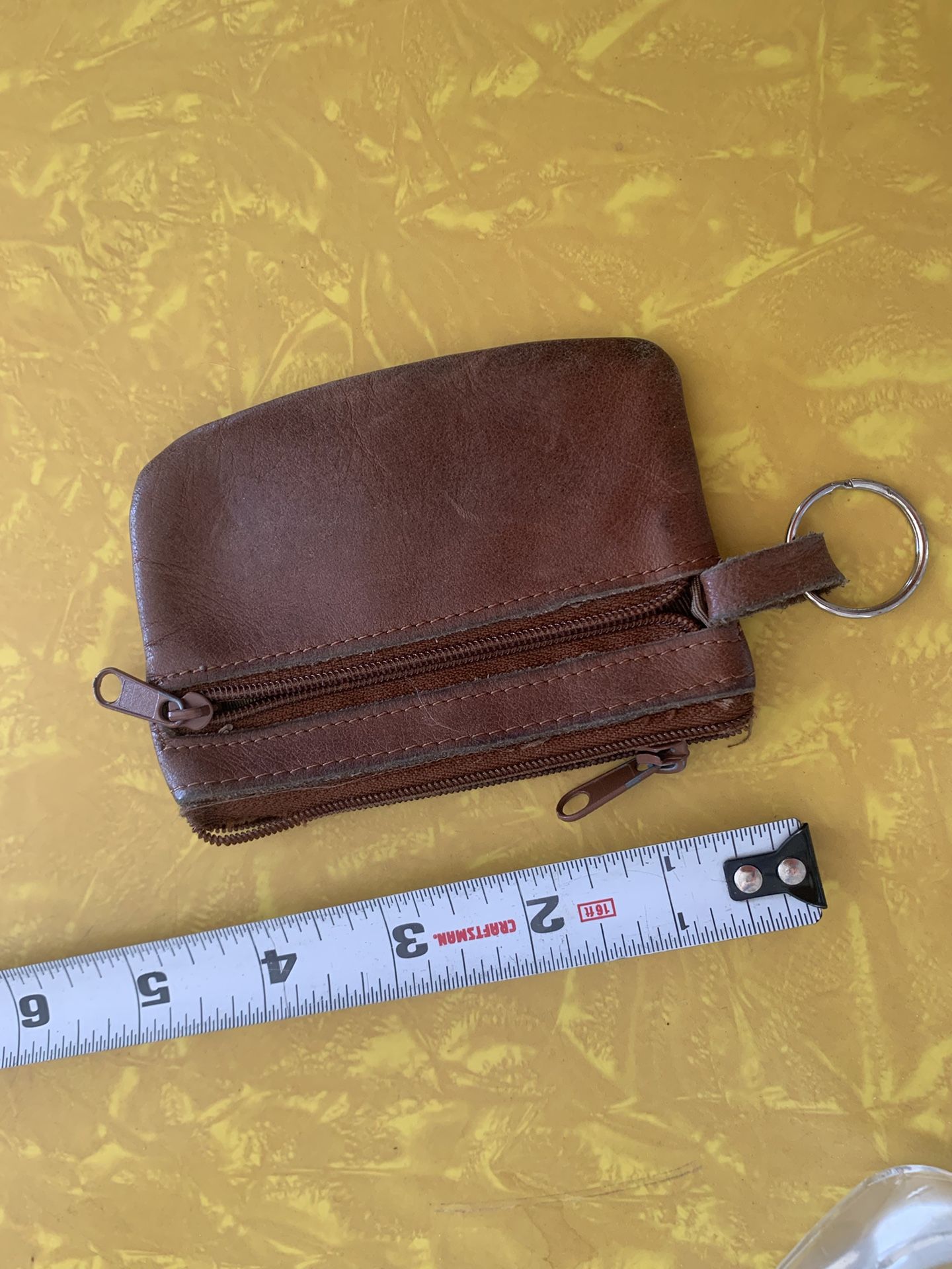Vintage Leather Coin Credit Card Wallet