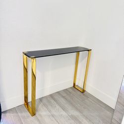Glass Console Table  