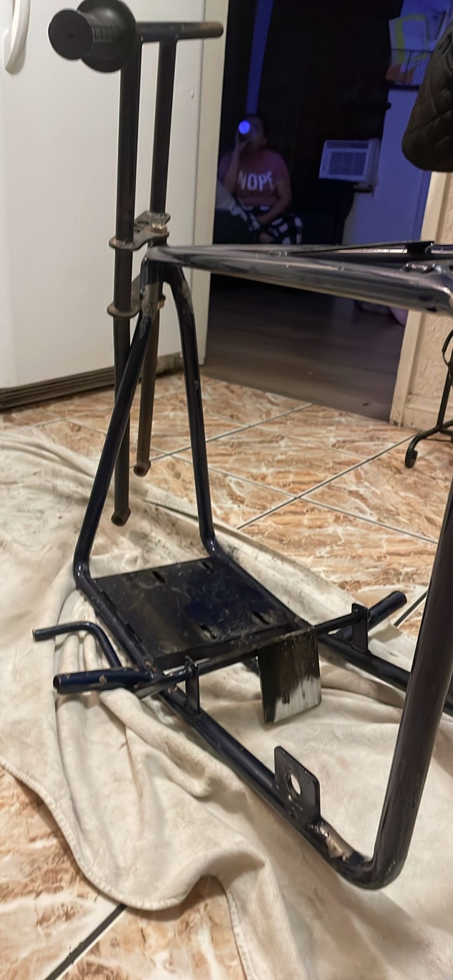 Joes Frame Mini Bike Frame /its Crash Just So Yk Handle barz Good Tho