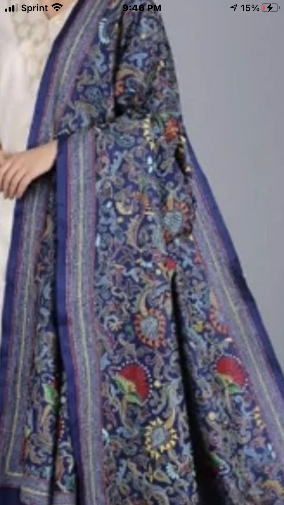Pure Pashmina Kashmari Shawl.