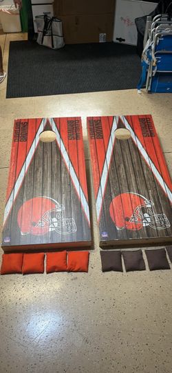 Cleveland Browns Cornhole Board Set (Victory Tailgate)