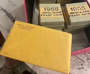 Coins- 1955 US proof sets