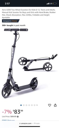 New Aero Big Kid/adult Scooter( Big Wheels)