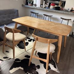Dining Table With Bench 