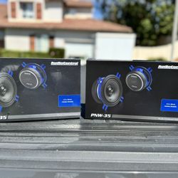 AudioControl PNW-35 3.5” Coaxial Car Speakers (2 Pairs / 4 Speakers) – Brand New