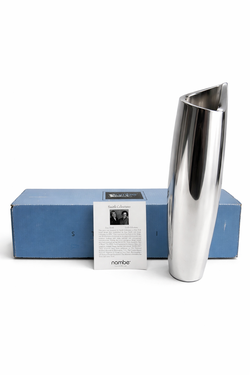 Nambe Spiral Vase by Smith Celentano – Modern Sculptural Vase