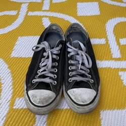 Black And White Converse Lo Canvas Classic Chucks