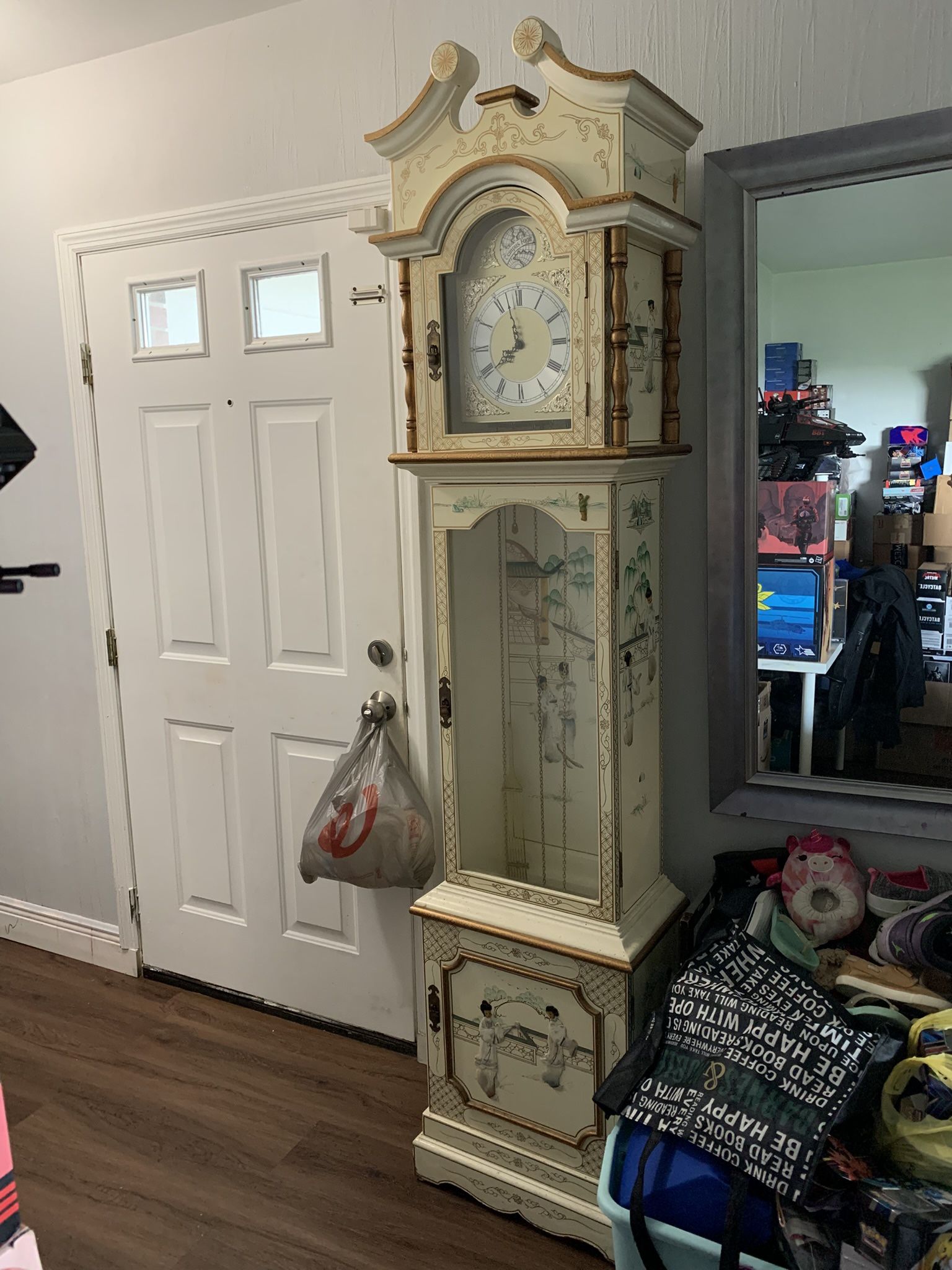 Oriental Style Grandfather Clock