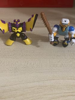 Vintage 1993 Z-bots Micro Machines Skyvipper Figure Gallob And Zbots Homer Series 1992