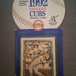 1992 Chicago Cubs Baseball Cards 