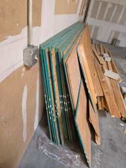 Plywood and 2x4 , 2x6