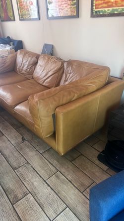 3 seater couch real leather.