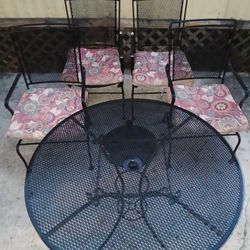 5 ~ Wrought Iron Patio Set