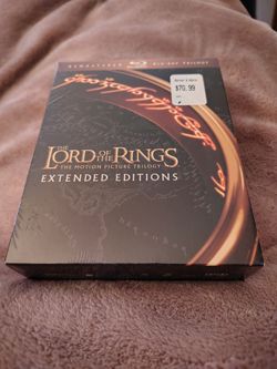 Lord of the rings Blu-ray set factory sealed unopened