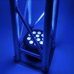 Set of two American DJ 12PX HEX+ UV LED DMXRF Par Can Wash Stage Up-Light