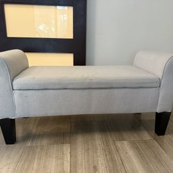 Grey Ottoman