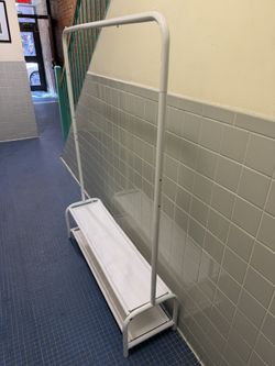 Clothes rack and shoes storage