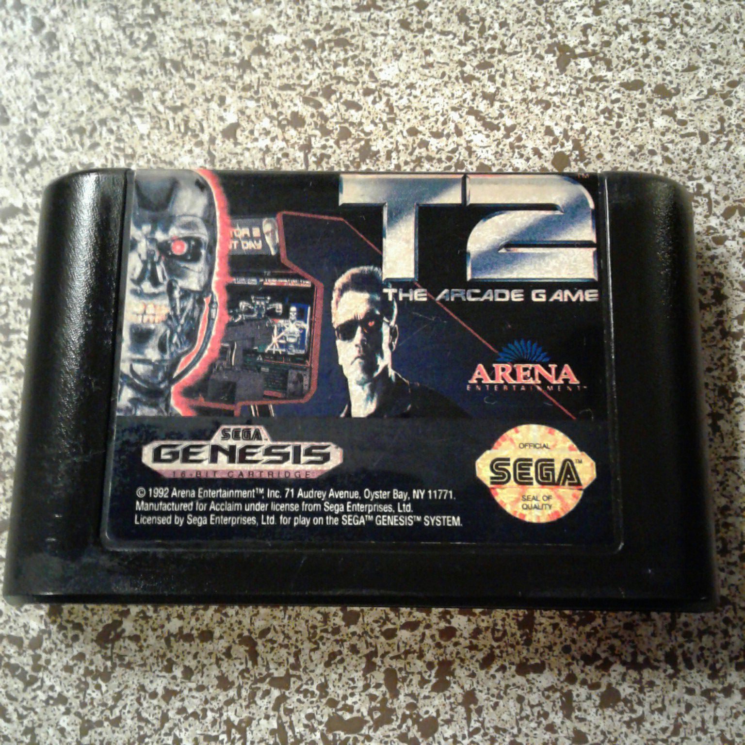 T2/The Arcade Game- Sega Genesis