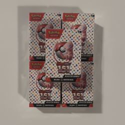 Pokemon 151 Booster Bundle Lot Of 5