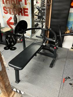 All in one bench press, incline, decline machine