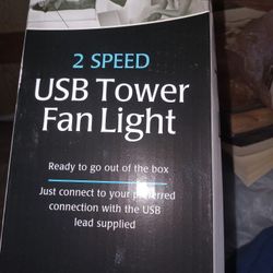 USB Tower Light Fan
