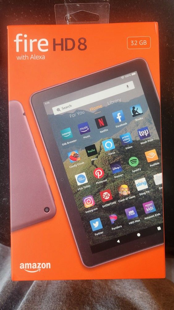 Brand New Amazon Fire HD8 Tablet With Alexa - 32 GB