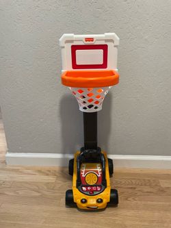 Fisher-Price B.B. Hoopster Electronic Basketball Toy with Lights & Sounds (2 balls included)