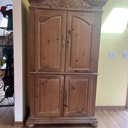 Hardwood Entertainment Center