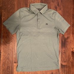 Travis Mathew Golf Polo T-Shirt S Gray