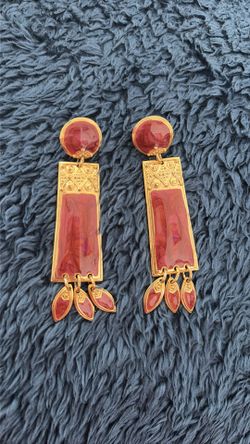 BEREBI earrings 1980s style