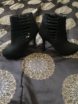 Black Heeled Booties