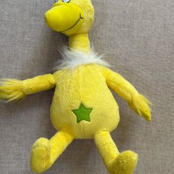 Dr Seuss Sneetches Yellow Green Star Belly Plush 17 Inch Stuffed Animal Toy