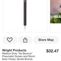 Pneumatic Screen And Storm Door Closer