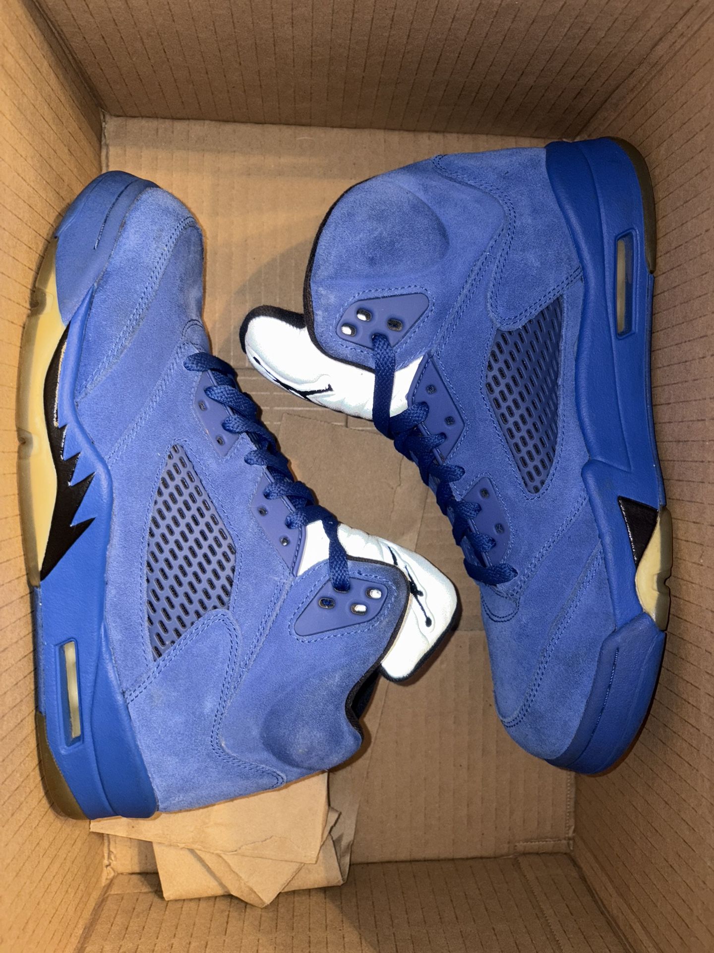 Jordan 5 Retro Blue Suede (used)