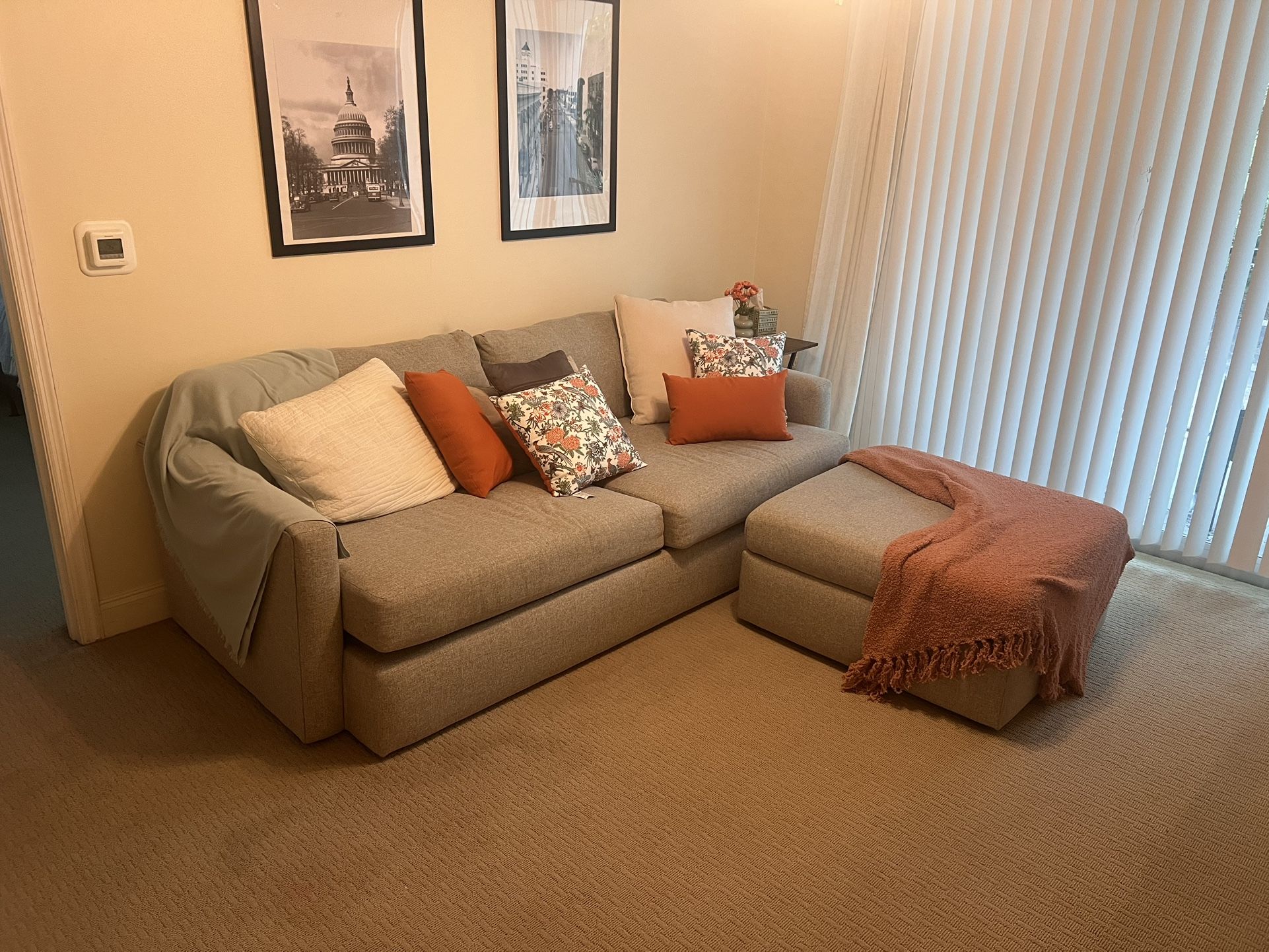 Sofa With Foot Rest