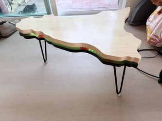 Coffee table contemporary light up