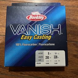 Vanish Fishing line 8pound Test 250 Yards for Sale in Jurupa Valley