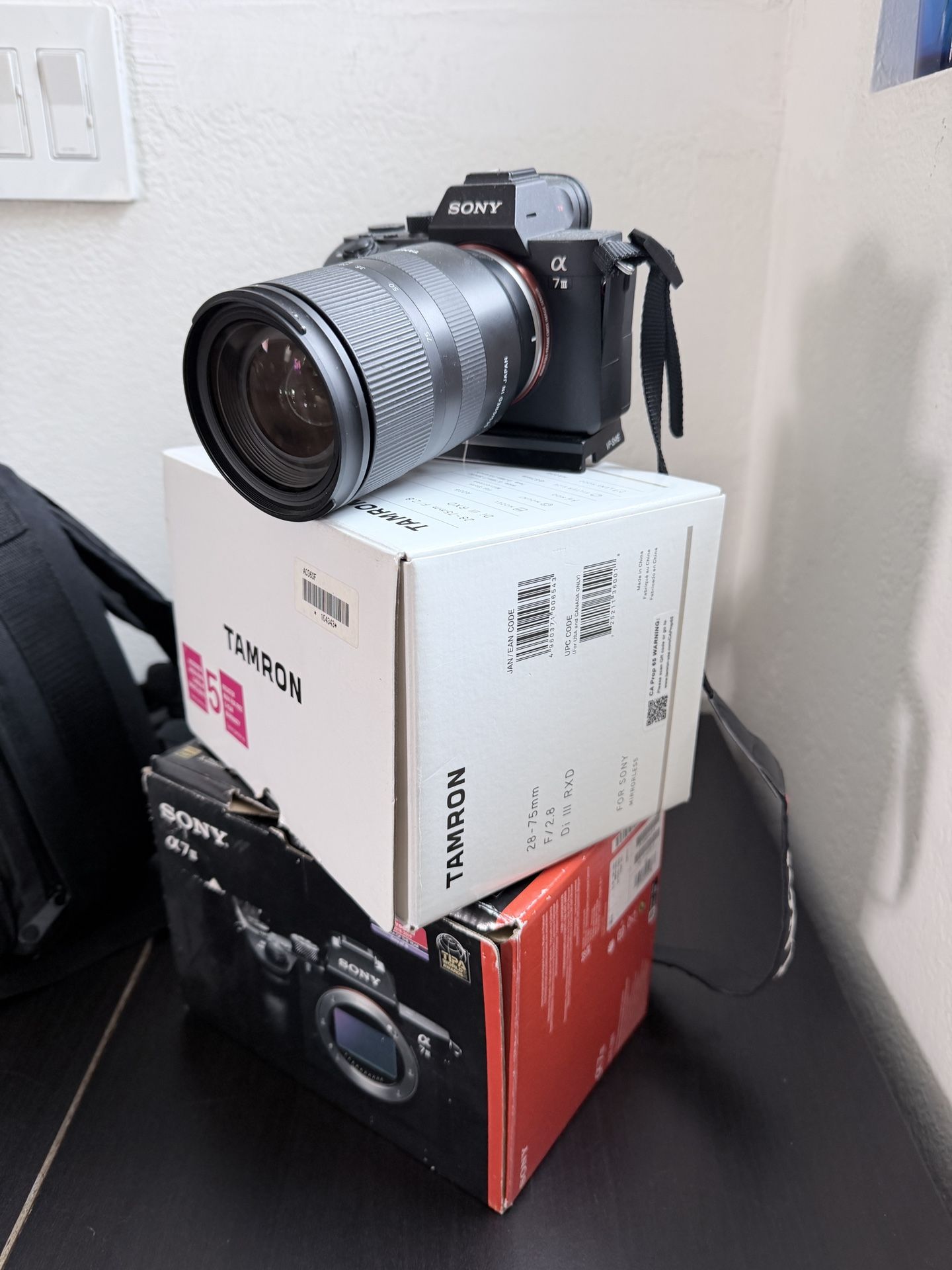 Sony A7III + Tamron 28-75mm + Weebill S Gimbal + Carry Case – Excellent Condition