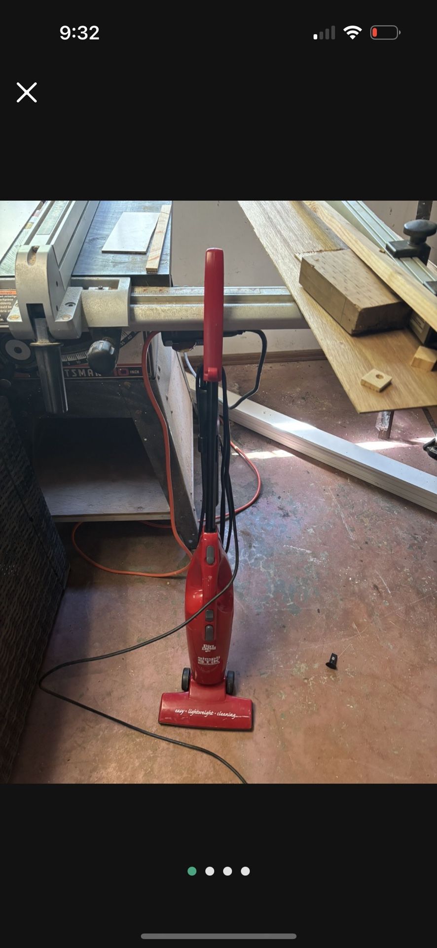 LOW PRICE MOVING- LIGHT WEIGHT VACCUM