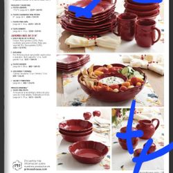 Platos Rojos Bajilla