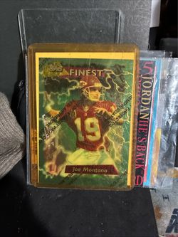 Joe Montana Rare tops finest cover refactored/w coating