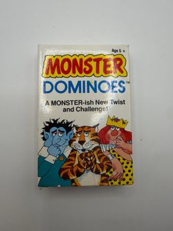 Vintage Monster Dominoes Card Game (Creative Child Games). Never used but cards are slightly warped from age