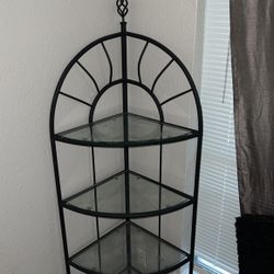 Glass Corner Shelf 