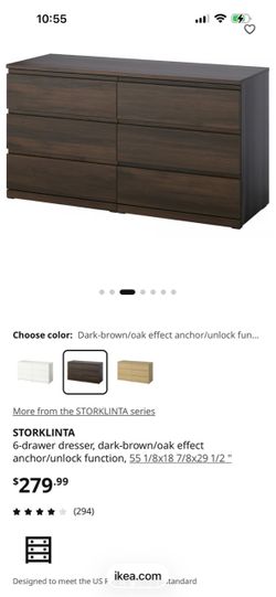 6 drawer dresser