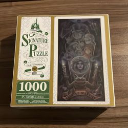 Disney Parks Signature Puzzle Haunted Mansion 50th Anniversary 1000 Pieces